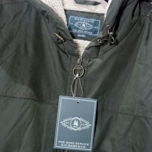 G.H. Bass Canvas hooded hard service jacket - Picture 10 of 11